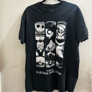 Disney Black and White The Nightmare Before Christmas Tshirt
